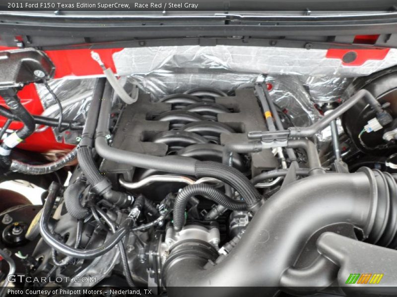 Race Red / Steel Gray 2011 Ford F150 Texas Edition SuperCrew