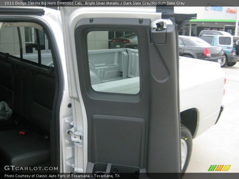Bright Silver Metallic / Dark Slate Gray/Medium Slate Gray 2011 Dodge Dakota Big Horn Extended Cab