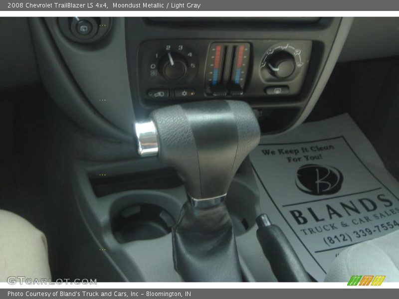 Moondust Metallic / Light Gray 2008 Chevrolet TrailBlazer LS 4x4