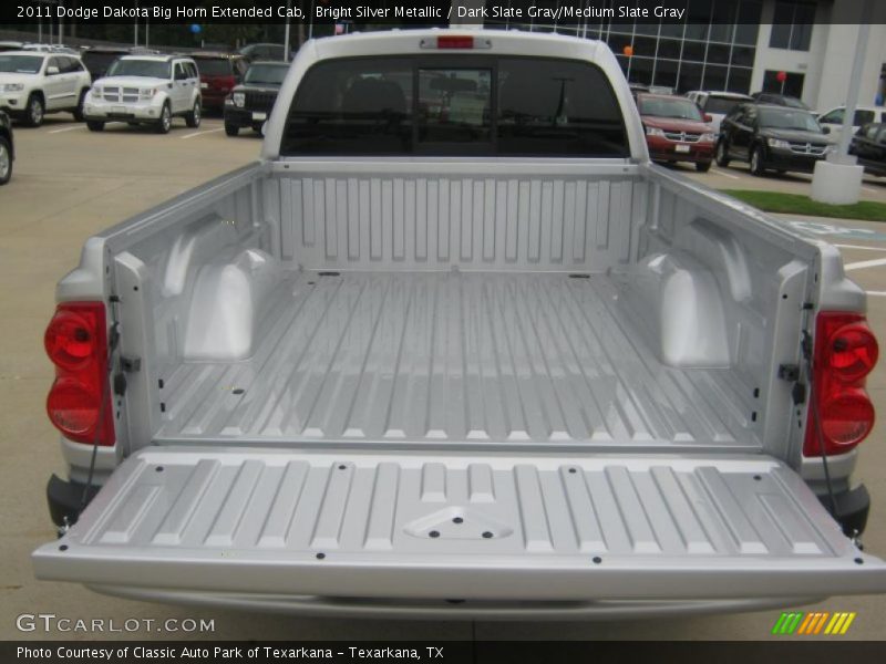 Bright Silver Metallic / Dark Slate Gray/Medium Slate Gray 2011 Dodge Dakota Big Horn Extended Cab