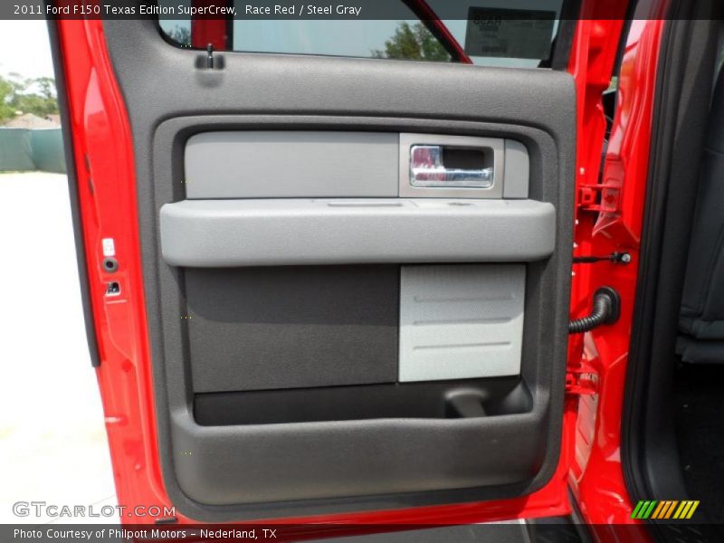 Race Red / Steel Gray 2011 Ford F150 Texas Edition SuperCrew