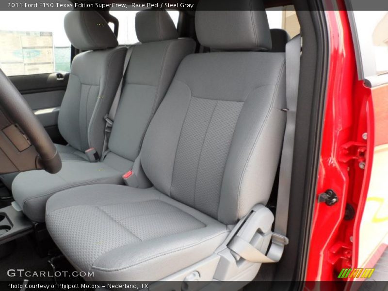 Race Red / Steel Gray 2011 Ford F150 Texas Edition SuperCrew
