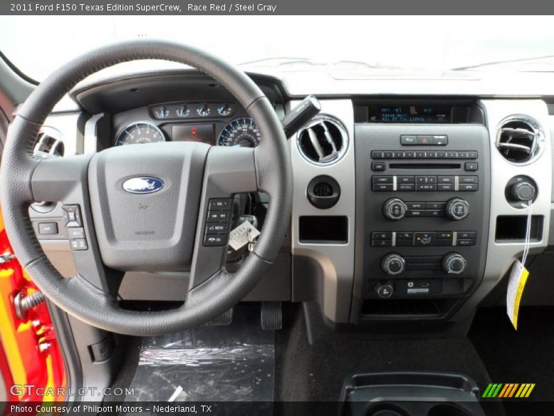 Race Red / Steel Gray 2011 Ford F150 Texas Edition SuperCrew