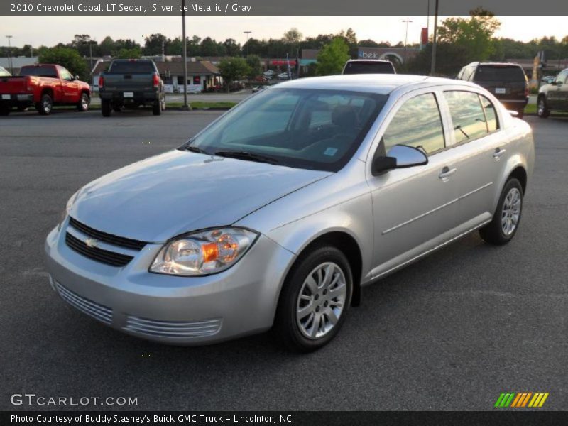 Silver Ice Metallic / Gray 2010 Chevrolet Cobalt LT Sedan
