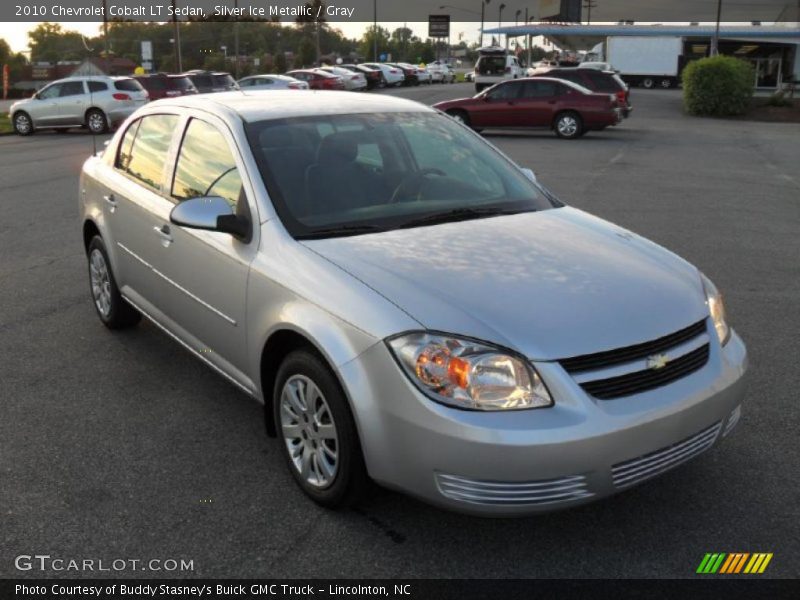 Silver Ice Metallic / Gray 2010 Chevrolet Cobalt LT Sedan