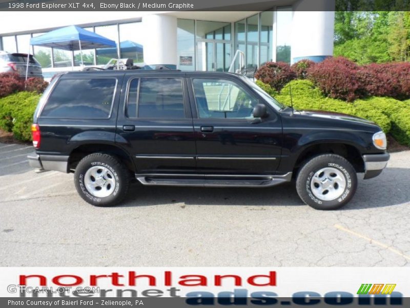 Ebony Black / Medium Graphite 1998 Ford Explorer XLT 4x4