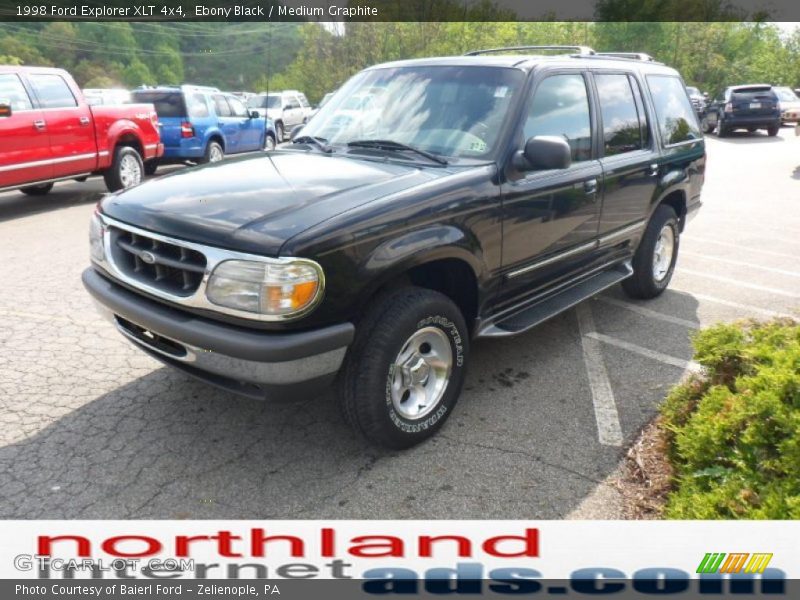 Ebony Black / Medium Graphite 1998 Ford Explorer XLT 4x4