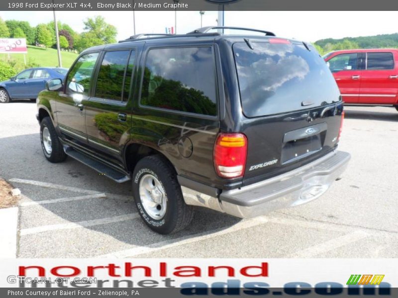 Ebony Black / Medium Graphite 1998 Ford Explorer XLT 4x4