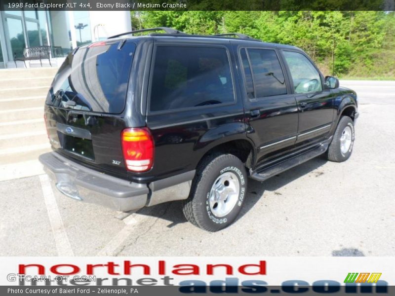Ebony Black / Medium Graphite 1998 Ford Explorer XLT 4x4