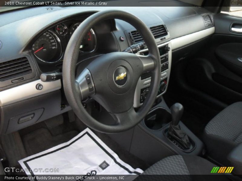 Silver Ice Metallic / Gray 2010 Chevrolet Cobalt LT Sedan