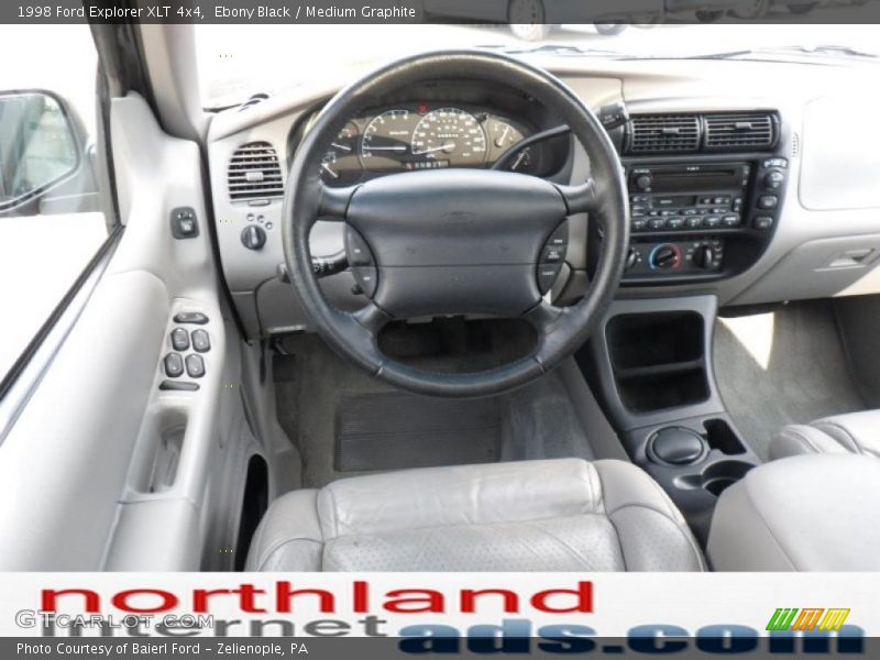 Ebony Black / Medium Graphite 1998 Ford Explorer XLT 4x4
