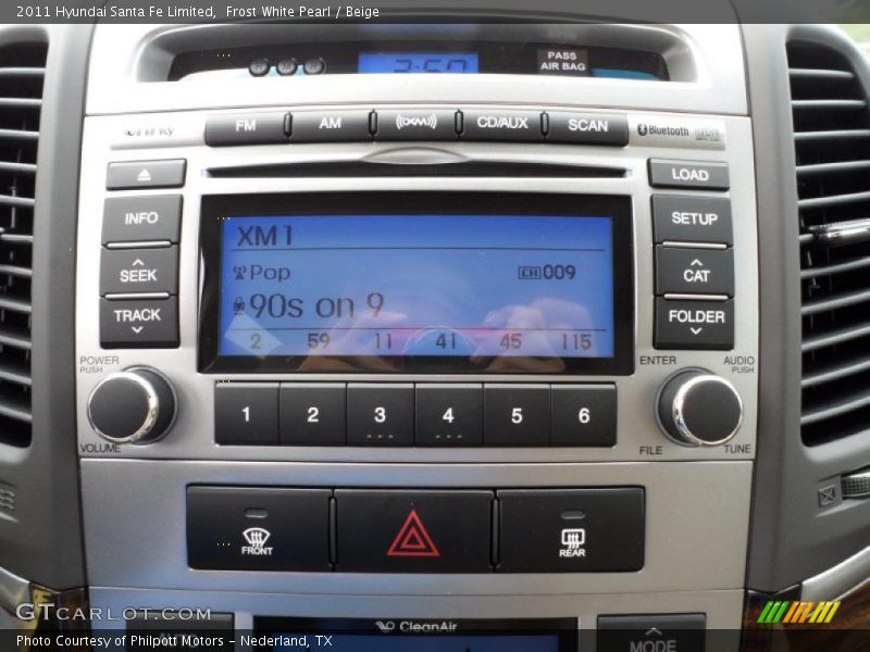 Controls of 2011 Santa Fe Limited