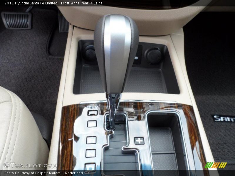  2011 Santa Fe Limited 6 Speed Shiftronic Automatic Shifter