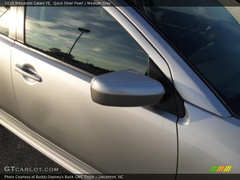 Quick Silver Pearl / Medium Gray 2010 Mitsubishi Galant FE