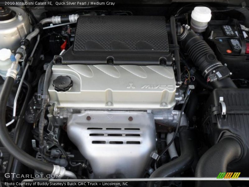 Quick Silver Pearl / Medium Gray 2010 Mitsubishi Galant FE