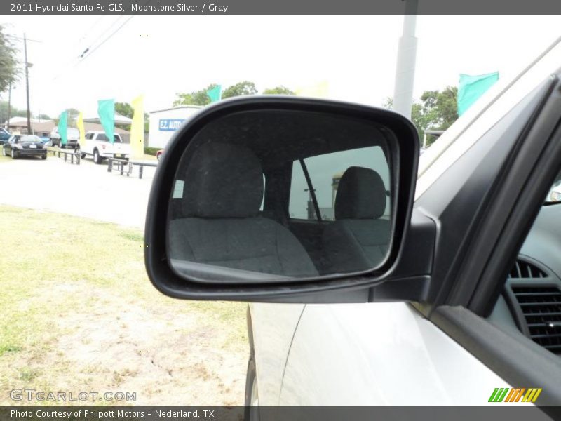 Moonstone Silver / Gray 2011 Hyundai Santa Fe GLS