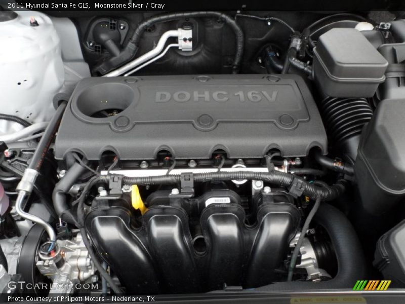  2011 Santa Fe GLS Engine - 2.4 Liter DOHC 16-Valve VVT 4 Cylinder