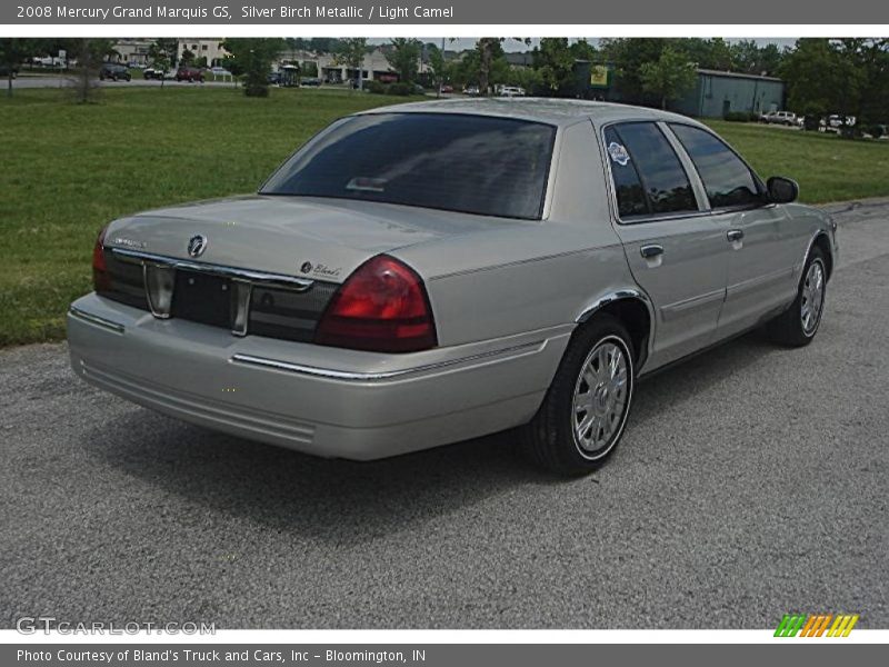 Silver Birch Metallic / Light Camel 2008 Mercury Grand Marquis GS