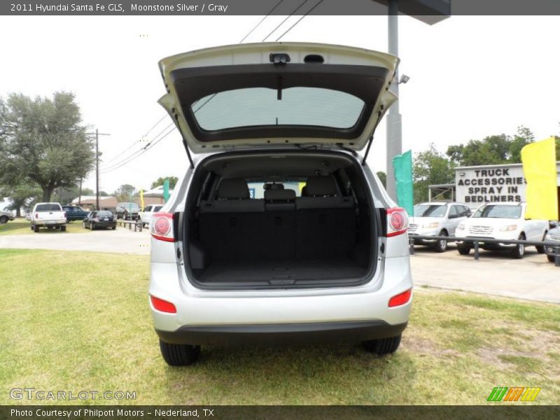 Moonstone Silver / Gray 2011 Hyundai Santa Fe GLS