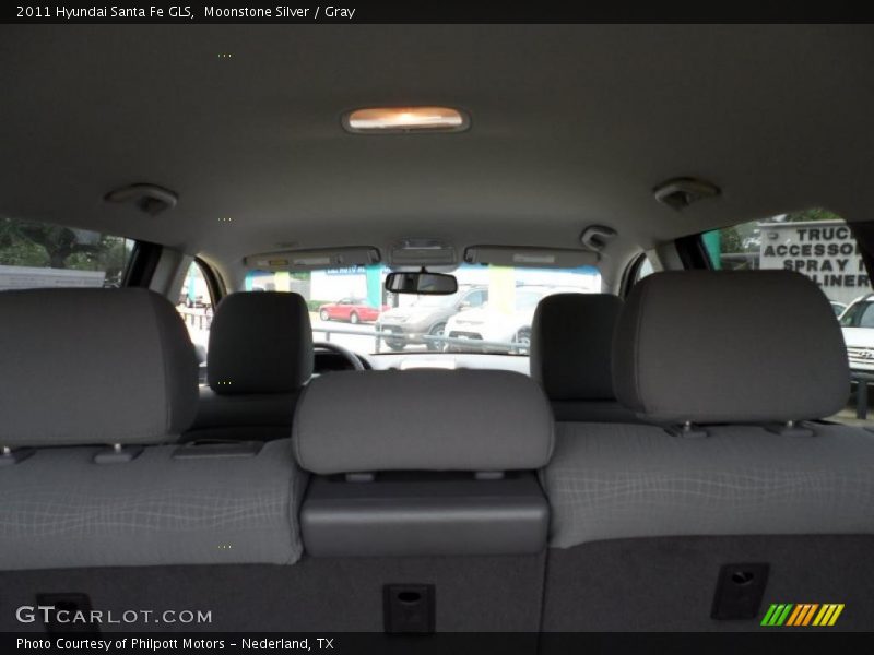 Moonstone Silver / Gray 2011 Hyundai Santa Fe GLS