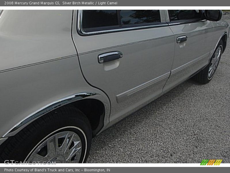 Silver Birch Metallic / Light Camel 2008 Mercury Grand Marquis GS