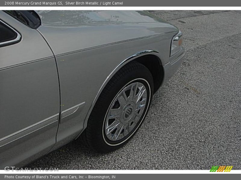 Silver Birch Metallic / Light Camel 2008 Mercury Grand Marquis GS