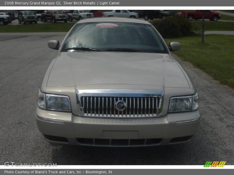 Silver Birch Metallic / Light Camel 2008 Mercury Grand Marquis GS