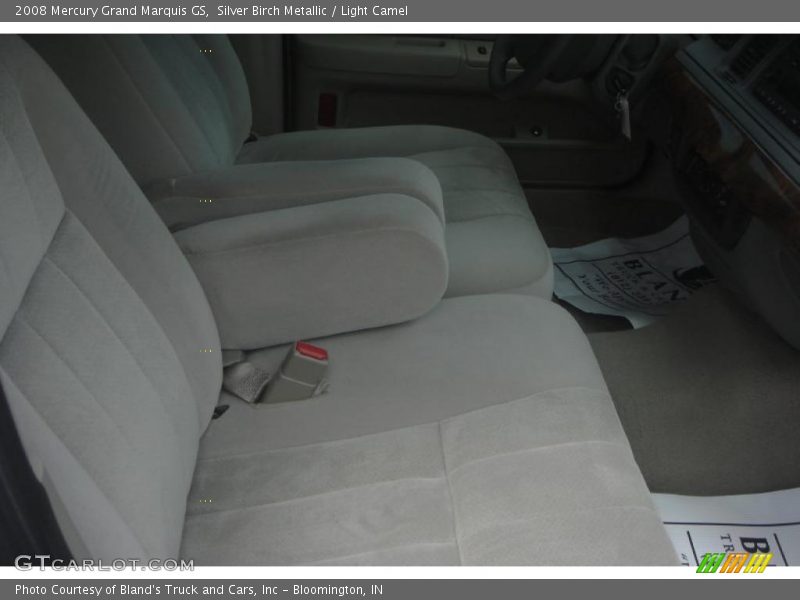 Silver Birch Metallic / Light Camel 2008 Mercury Grand Marquis GS