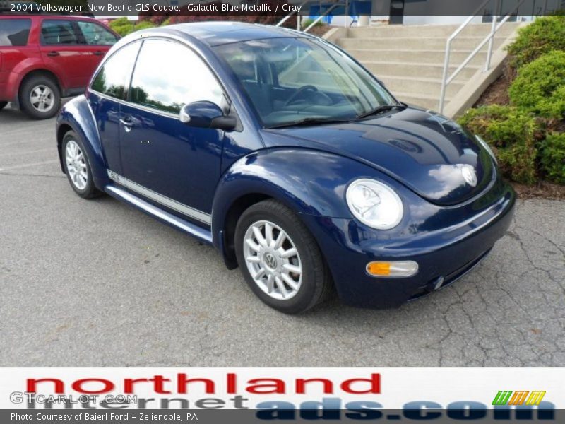 Galactic Blue Metallic / Gray 2004 Volkswagen New Beetle GLS Coupe
