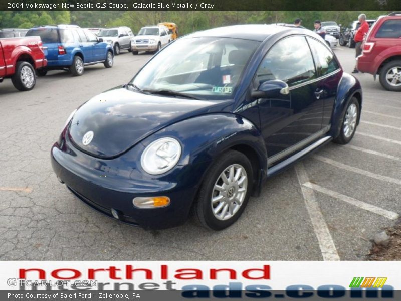Galactic Blue Metallic / Gray 2004 Volkswagen New Beetle GLS Coupe