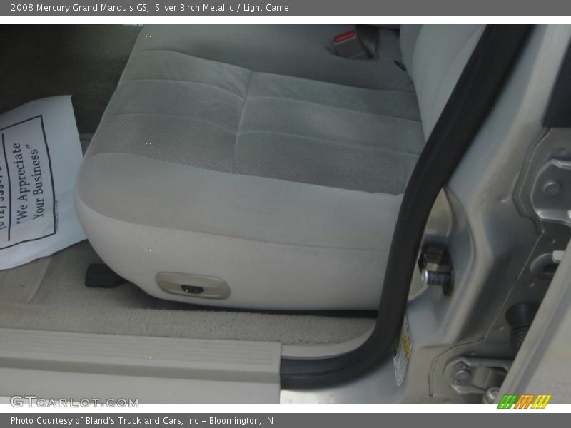 Silver Birch Metallic / Light Camel 2008 Mercury Grand Marquis GS