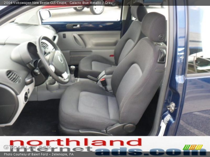 Galactic Blue Metallic / Gray 2004 Volkswagen New Beetle GLS Coupe