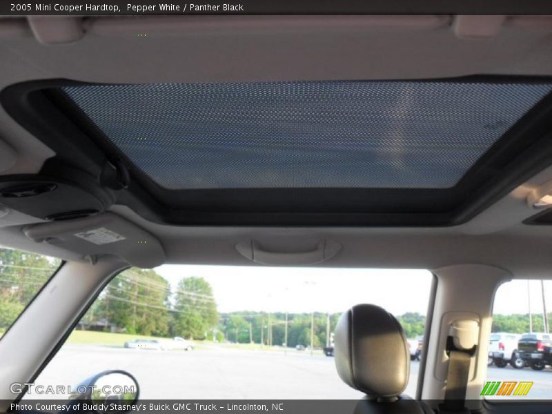 Pepper White / Panther Black 2005 Mini Cooper Hardtop