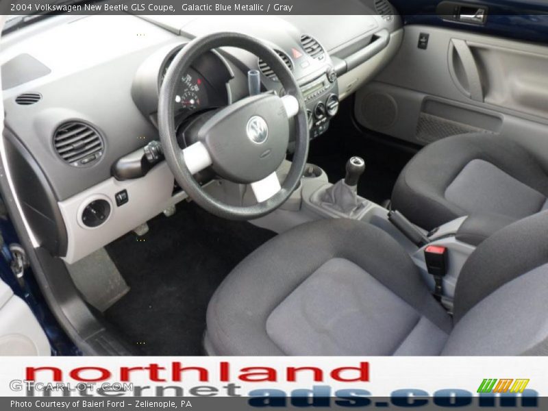 Galactic Blue Metallic / Gray 2004 Volkswagen New Beetle GLS Coupe