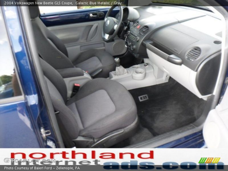 Galactic Blue Metallic / Gray 2004 Volkswagen New Beetle GLS Coupe