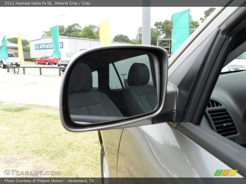 Mineral Gray / Gray 2011 Hyundai Santa Fe SE