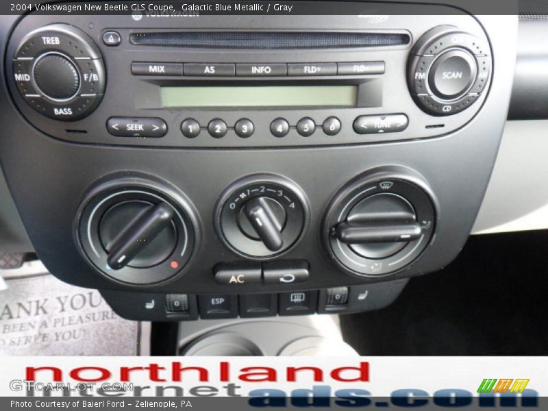 Galactic Blue Metallic / Gray 2004 Volkswagen New Beetle GLS Coupe