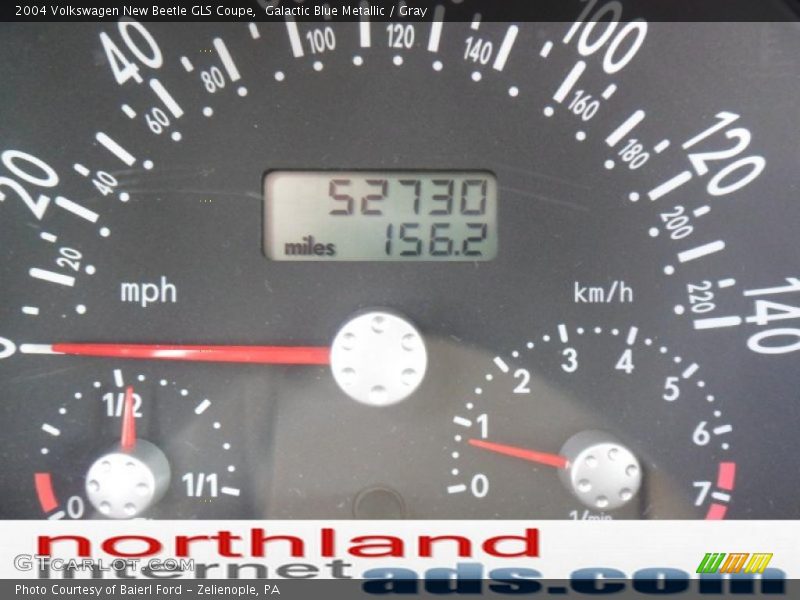 Galactic Blue Metallic / Gray 2004 Volkswagen New Beetle GLS Coupe