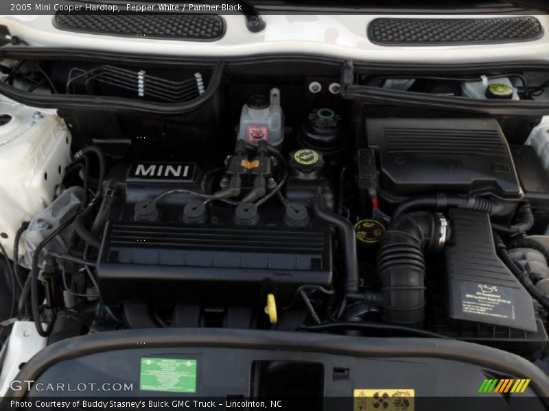 Pepper White / Panther Black 2005 Mini Cooper Hardtop
