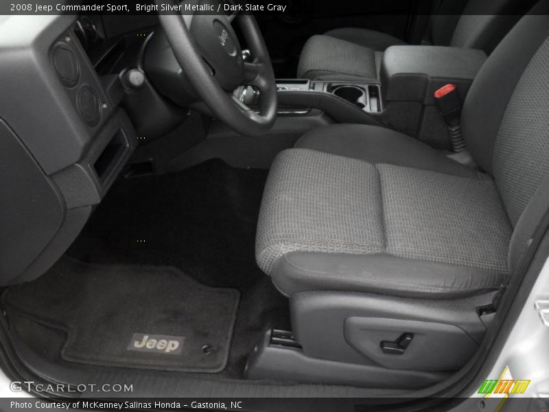 Bright Silver Metallic / Dark Slate Gray 2008 Jeep Commander Sport