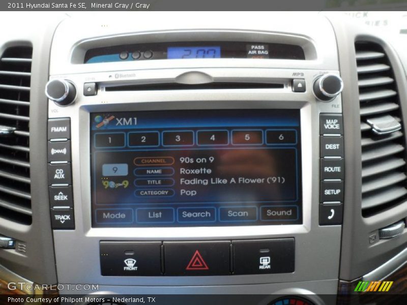 Mineral Gray / Gray 2011 Hyundai Santa Fe SE