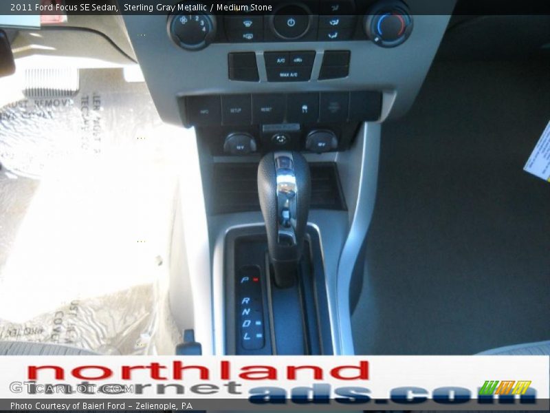 Sterling Gray Metallic / Medium Stone 2011 Ford Focus SE Sedan