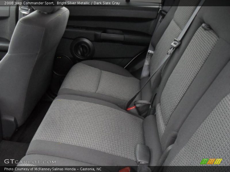 Bright Silver Metallic / Dark Slate Gray 2008 Jeep Commander Sport