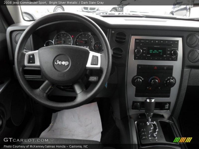 Bright Silver Metallic / Dark Slate Gray 2008 Jeep Commander Sport