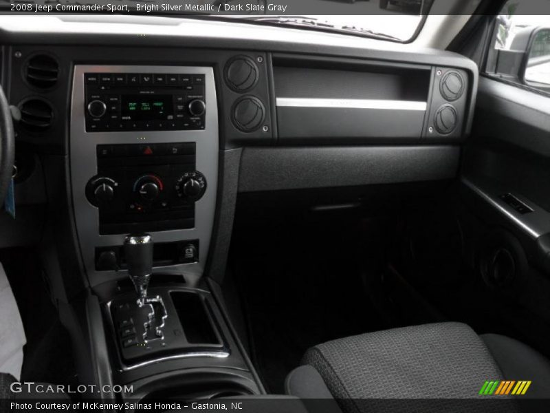 Bright Silver Metallic / Dark Slate Gray 2008 Jeep Commander Sport