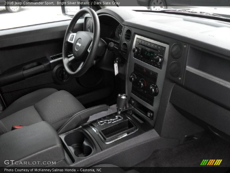 Bright Silver Metallic / Dark Slate Gray 2008 Jeep Commander Sport