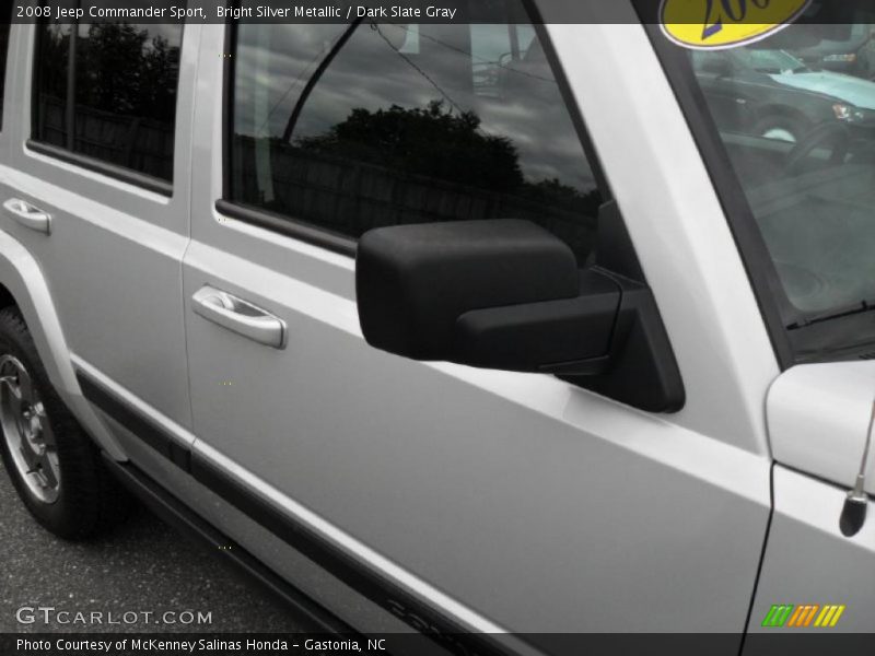 Bright Silver Metallic / Dark Slate Gray 2008 Jeep Commander Sport