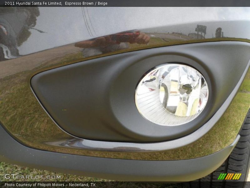 Espresso Brown / Beige 2011 Hyundai Santa Fe Limited