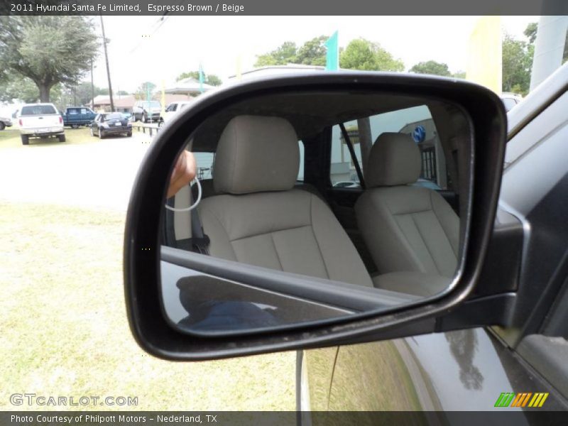 Espresso Brown / Beige 2011 Hyundai Santa Fe Limited