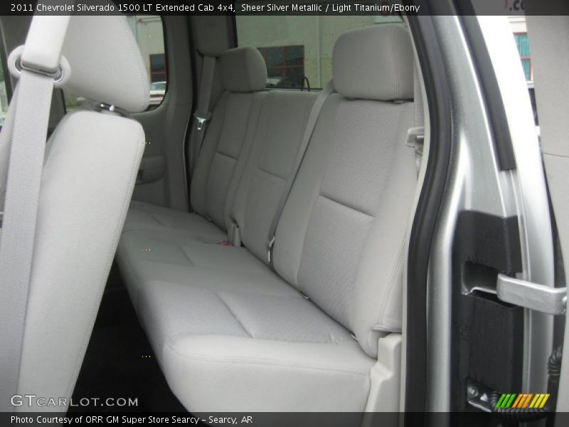 Sheer Silver Metallic / Light Titanium/Ebony 2011 Chevrolet Silverado 1500 LT Extended Cab 4x4